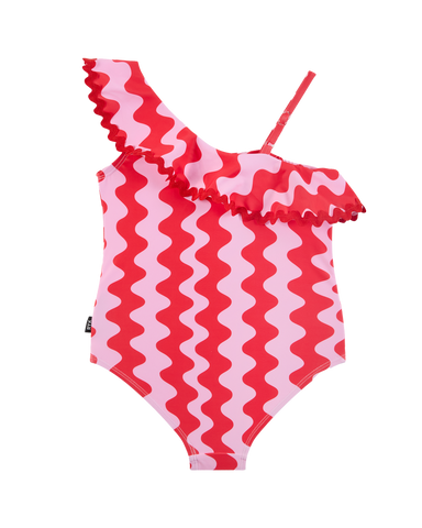 WAVY SHELLY ONE PIECE SWIM SUIT