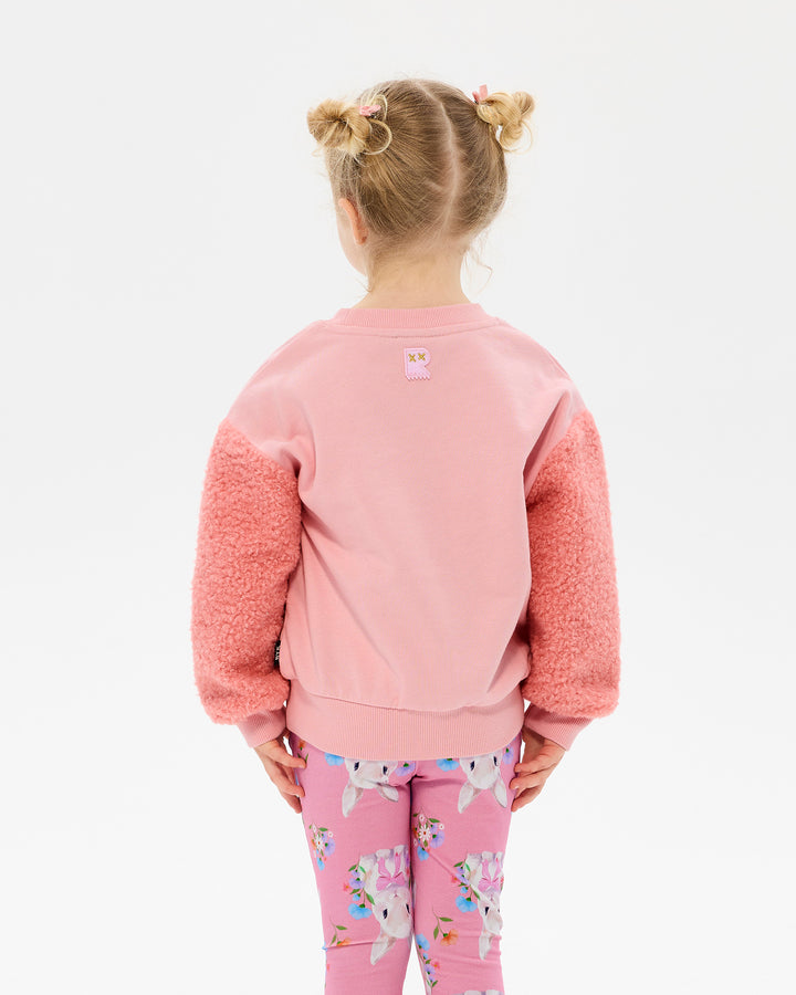 HUNNY BUNNY FUZZY SWEATSHIRT