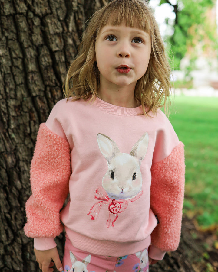 HUNNY BUNNY FUZZY SWEATSHIRT