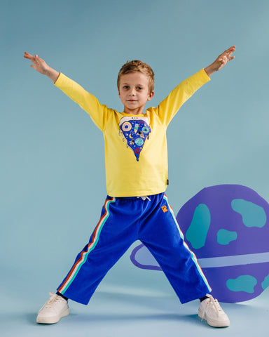 SPACE SLICE LONG SLEEVE T-SHIRT