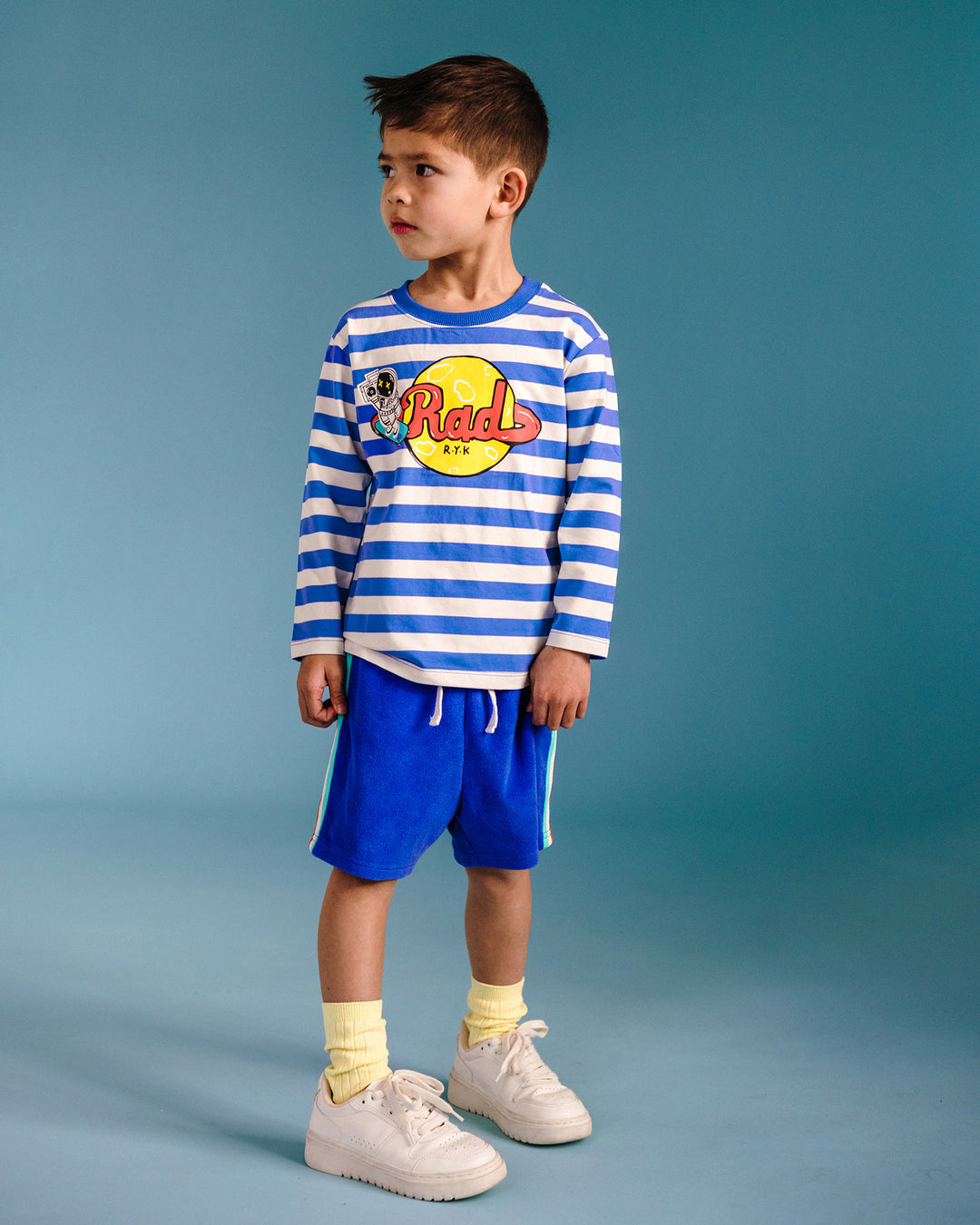 PLANET RAD STRIPE LONG SLEEVE T-SHIRT
