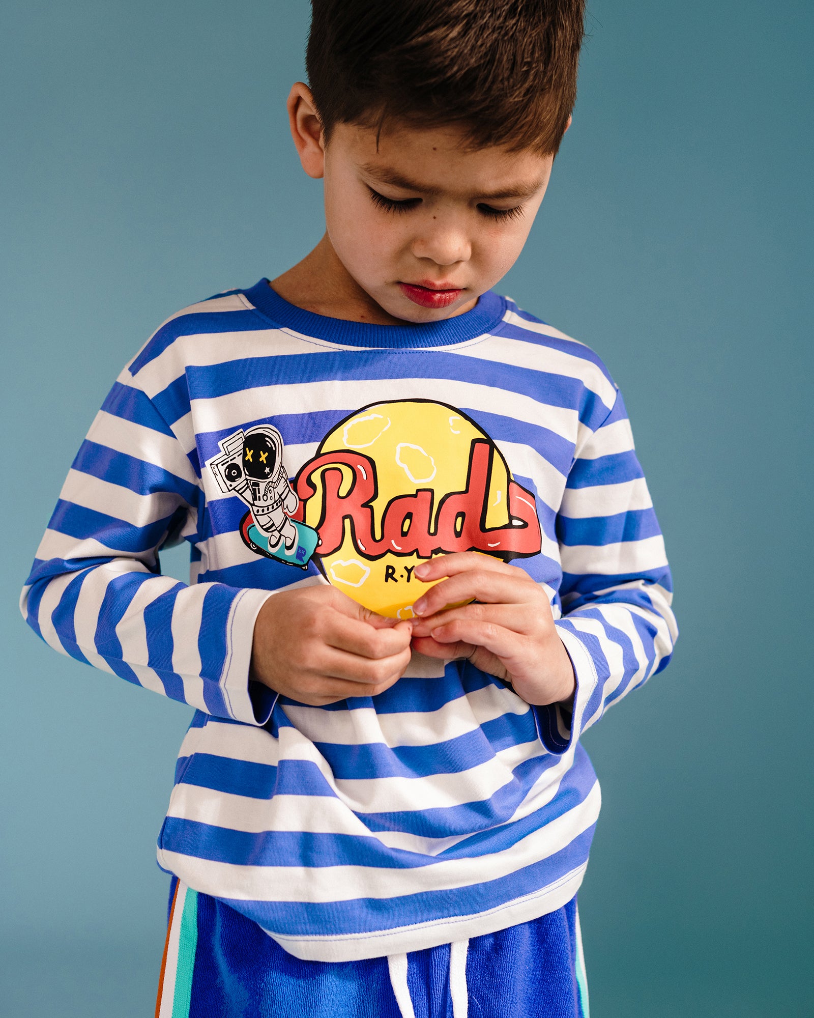 PLANET RAD STRIPE LONG SLEEVE T-SHIRT