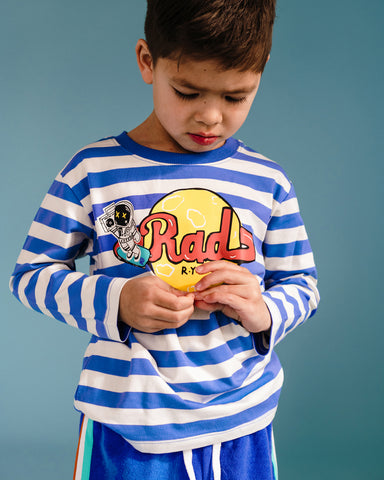 PLANET RAD STRIPE LONG SLEEVE T-SHIRT