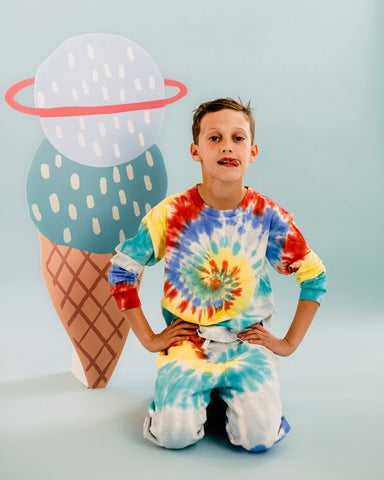 COSMIC POWERS TIE DYE T-SHIRT