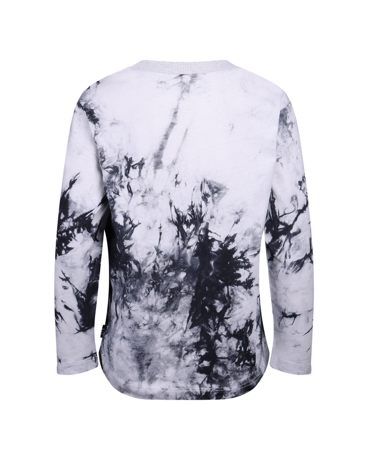 ACE SPADE LONG SLEEVE TIE DYE T-SHIRT
