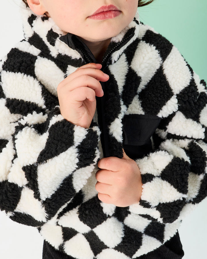 HARLEQUIN SHERPA SWEATER