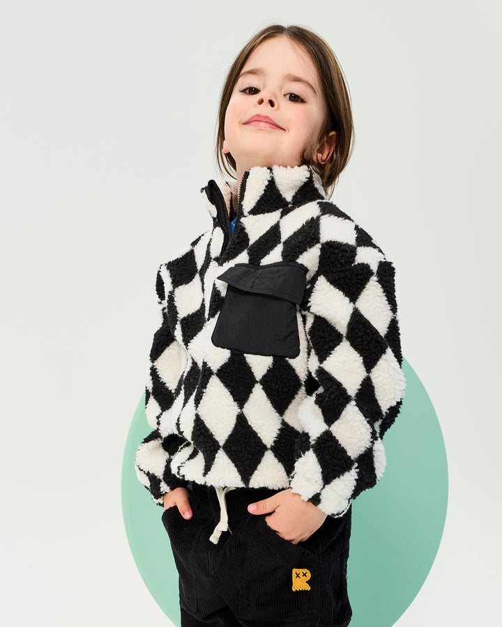 HARLEQUIN SHERPA SWEATER