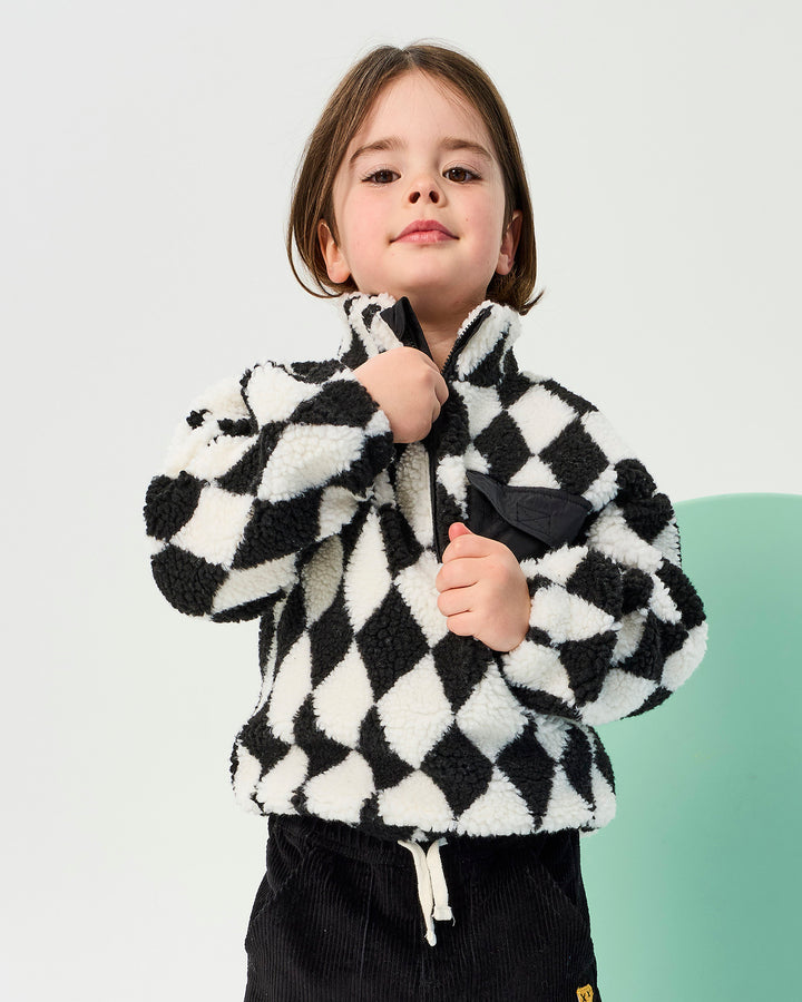 HARLEQUIN SHERPA SWEATER
