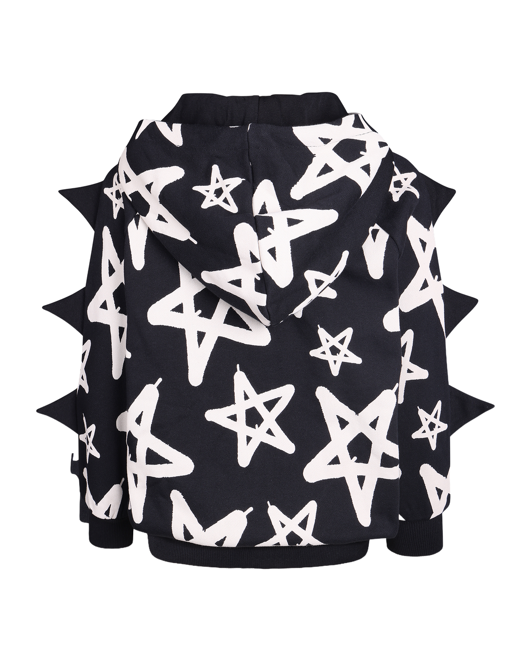 GRAFFITI FRENCH TERRY SWEATER IN BLACK