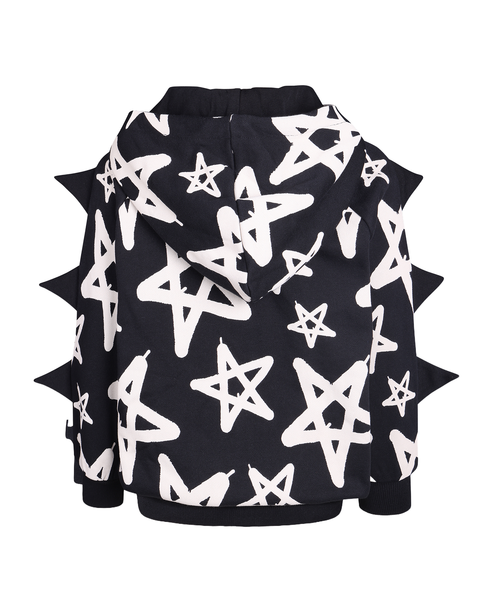 GRAFFITI FRENCH TERRY SWEATER IN BLACK