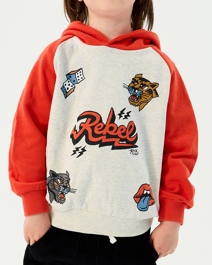 LITTLE REBEL HOODED SWEATER