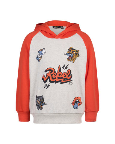 LITTLE REBEL HOODED SWEATER