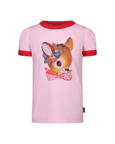 OH DEER SHORT SLEEVE BILLIE RINGER T-SHIRT