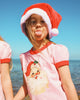 JOLLY SANTA SHORT SLEEVE BILLIE RINGER T-SHIRT