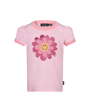 DAISY SMILE SHORT SLEEVE  BILLIE RINGER T-SHIRT