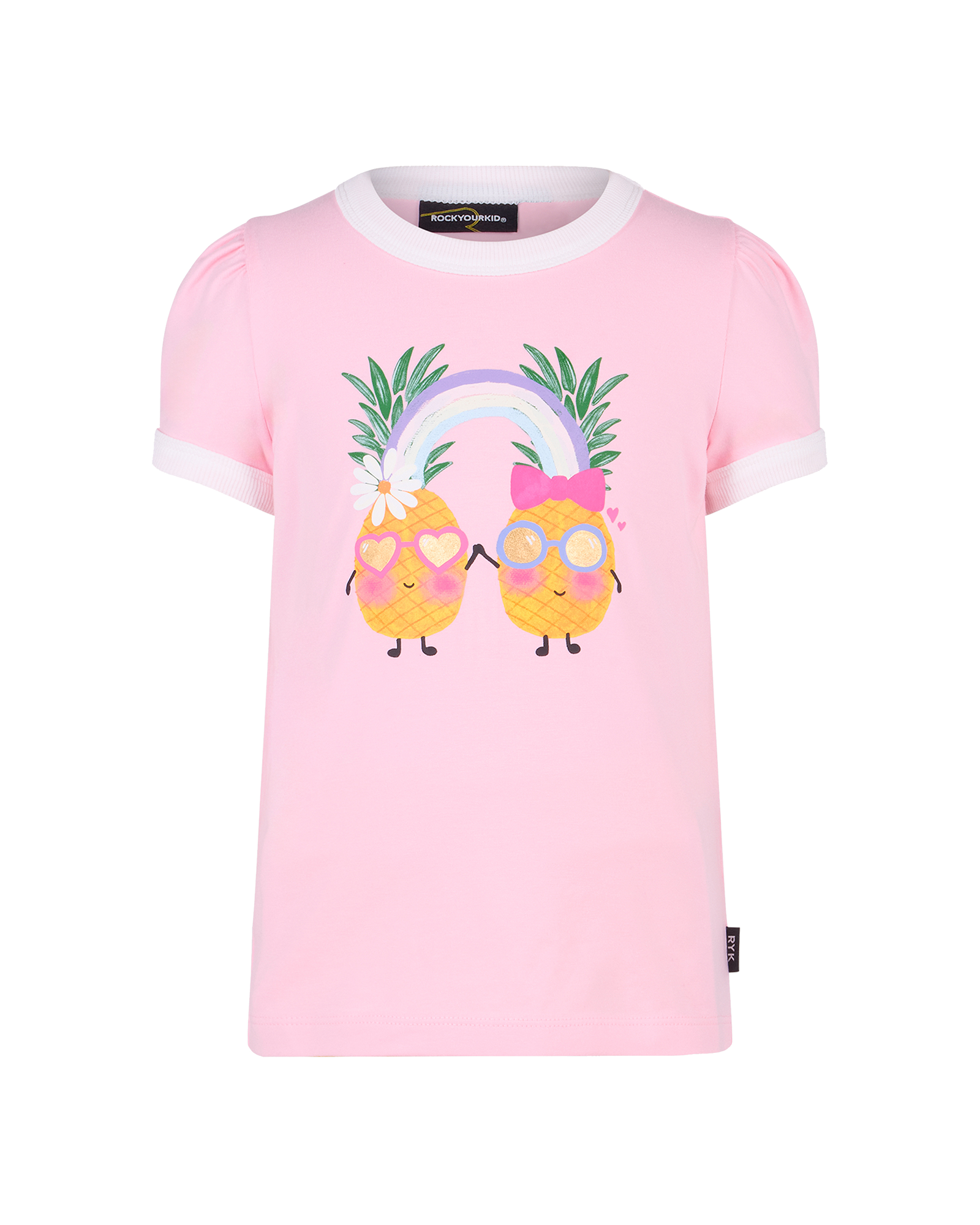 PINEAPPLE PALS SHORT SLEEVE BILLIE RINGER TEE