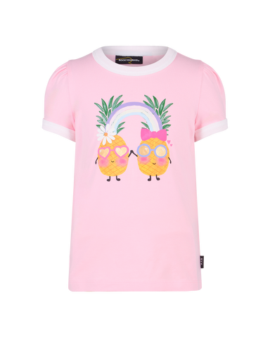 PINEAPPLE PALS SHORT SLEEVE BILLIE RINGER TEE
