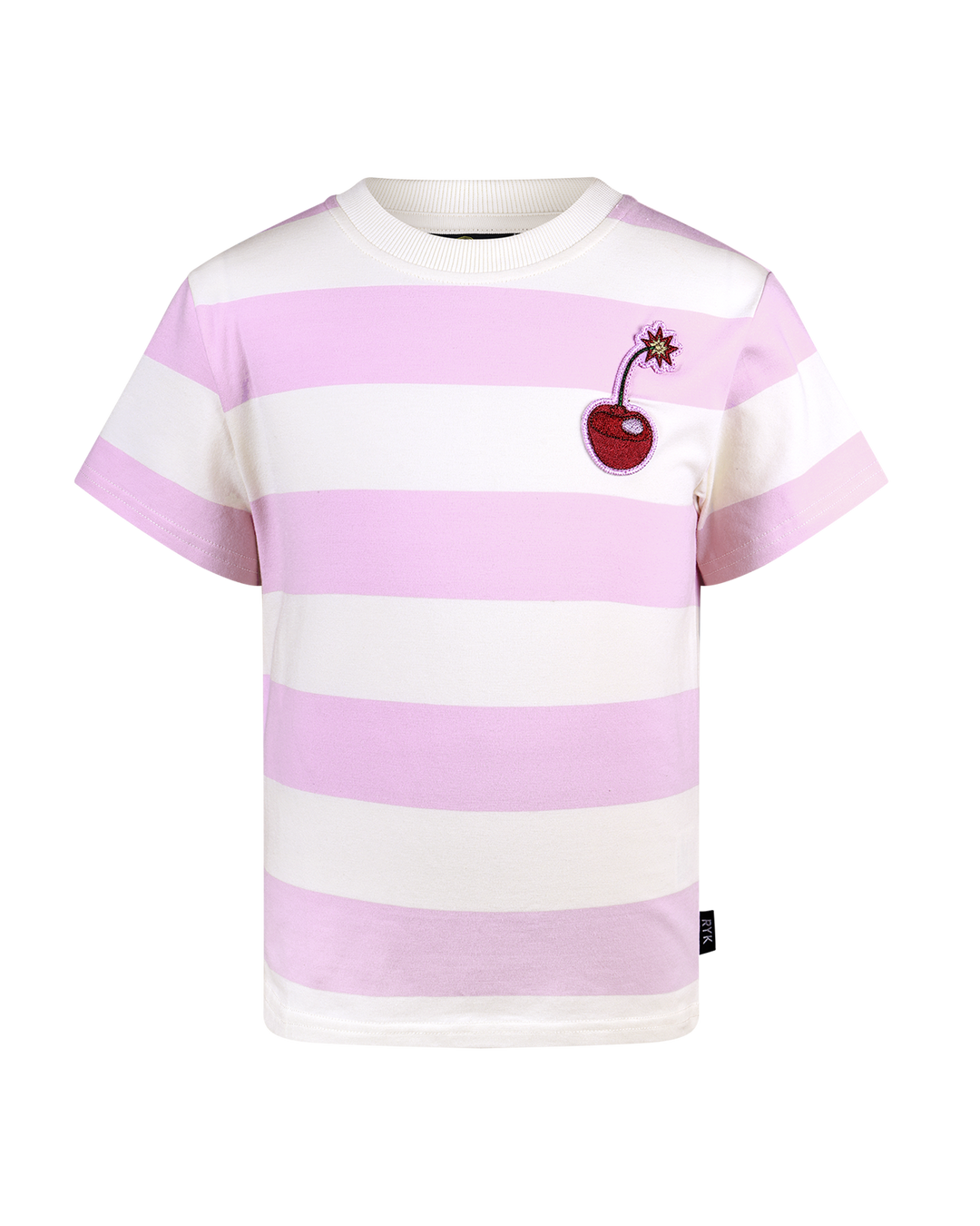 PINK STRIPE SHORT SLEEVE BOXY T-SHIRT | Rock Your Baby