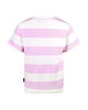 PINK STRIPE SHORT SLEEVE BOXY T-SHIRT