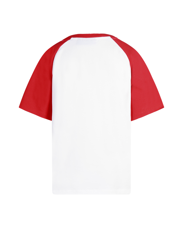 CHERRY CAT SHORT SLEEVE KYLIE RAGLAN T-SHIRT