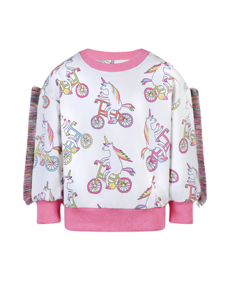 UNICORN BIKE FUNKY FRINGE SWEATSHIRT