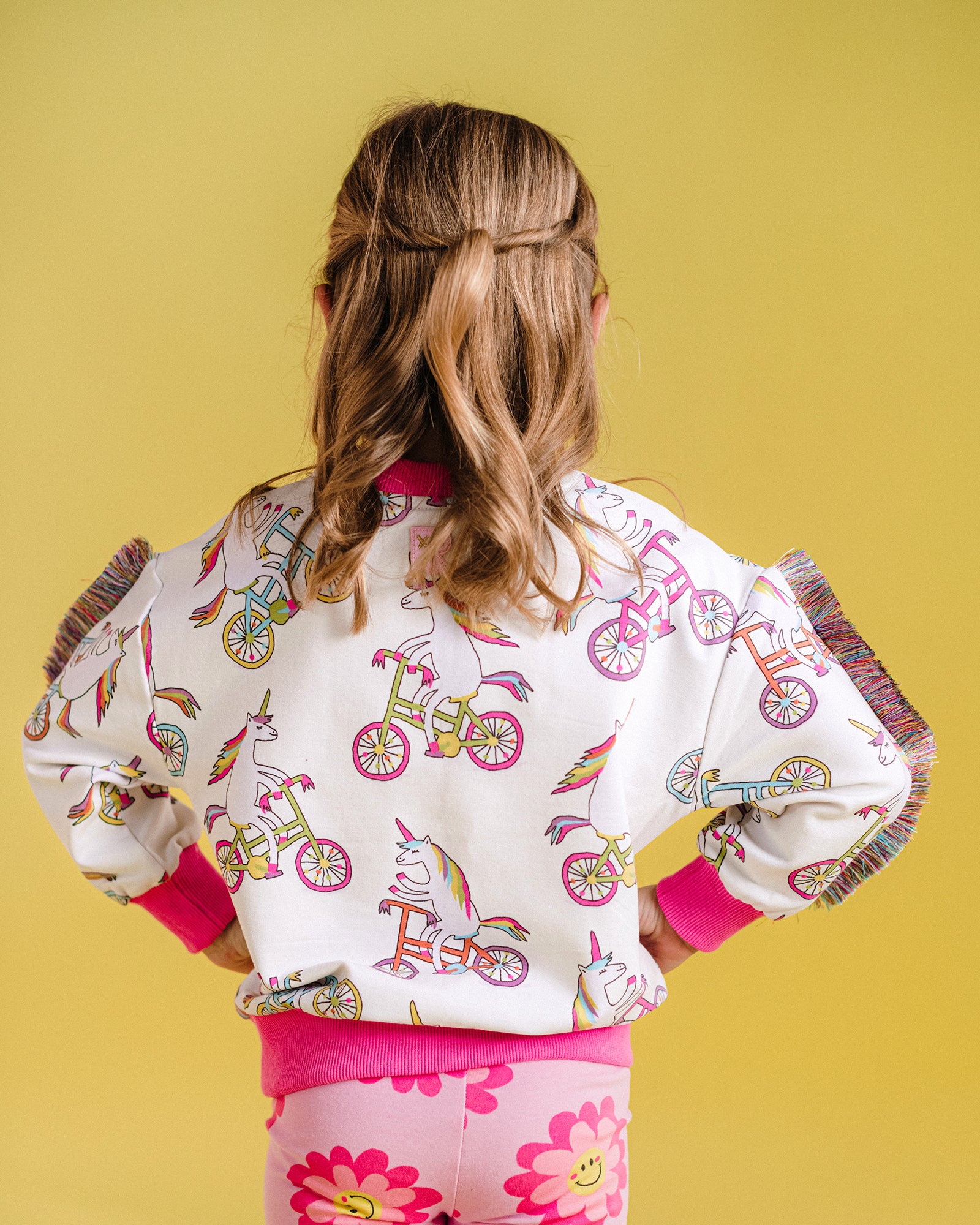 UNICORN BIKE FUNKY FRINGE SWEATSHIRT