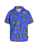 DINO POP SHORT SLEEVE SHIRT IN BLUE