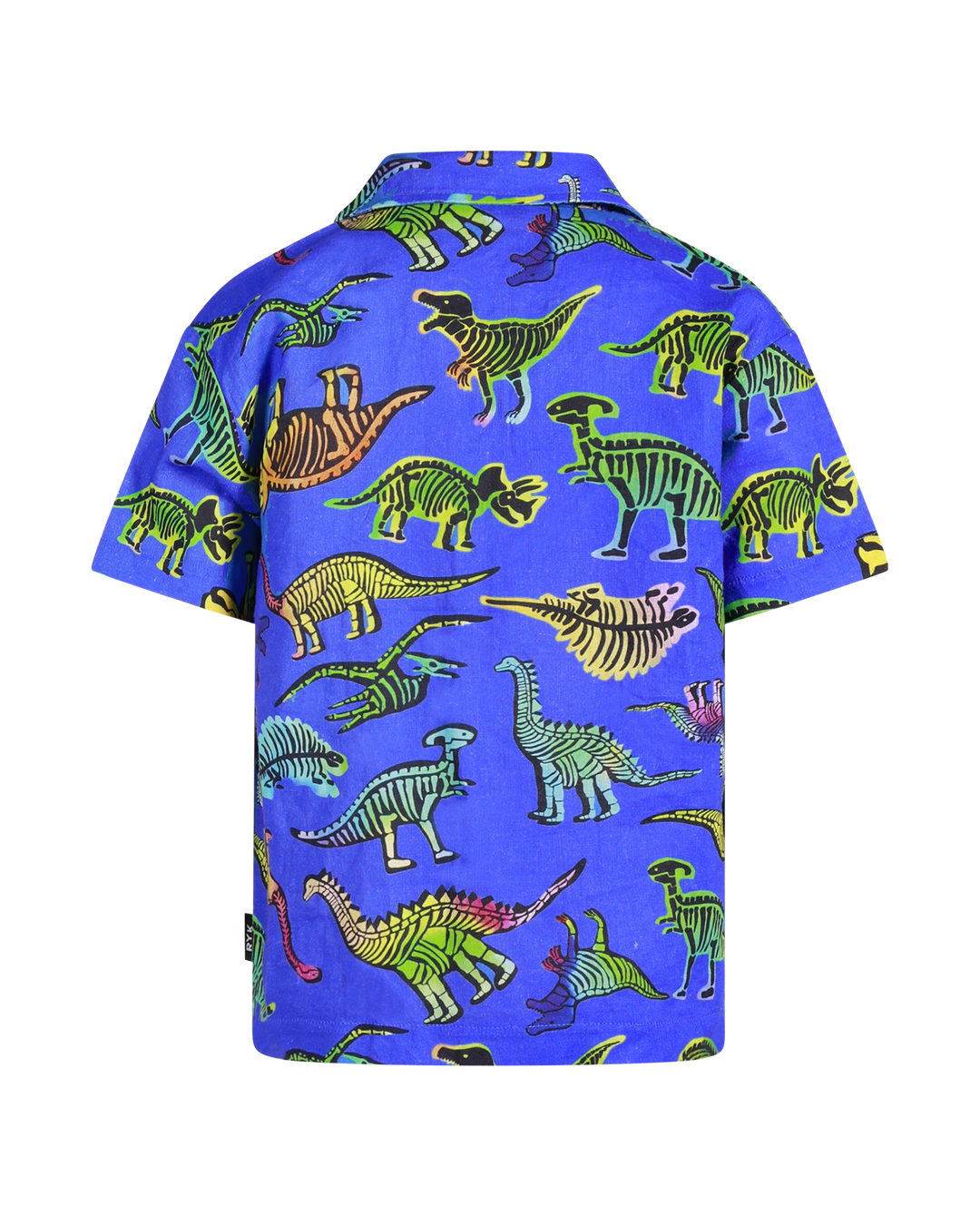 DINO POP SHORT SLEEVE SHIRT IN BLUE