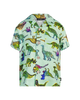 DINO POP SHORT SLEEVE SHIRT IN AQUA