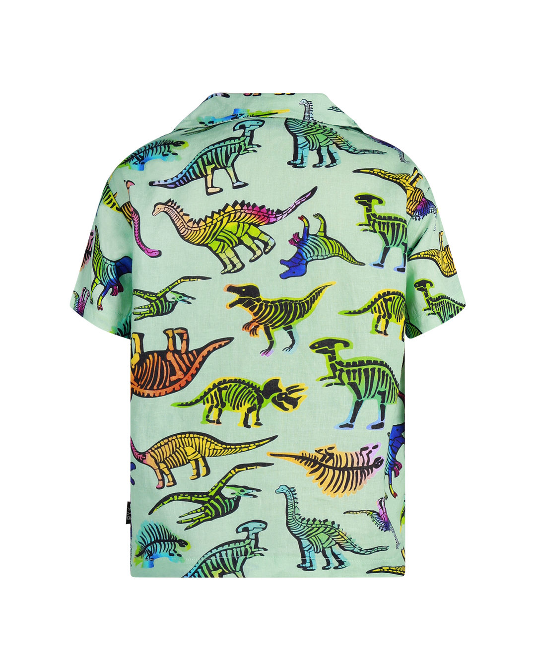 DINO POP SHORT SLEEVE SHIRT IN AQUA