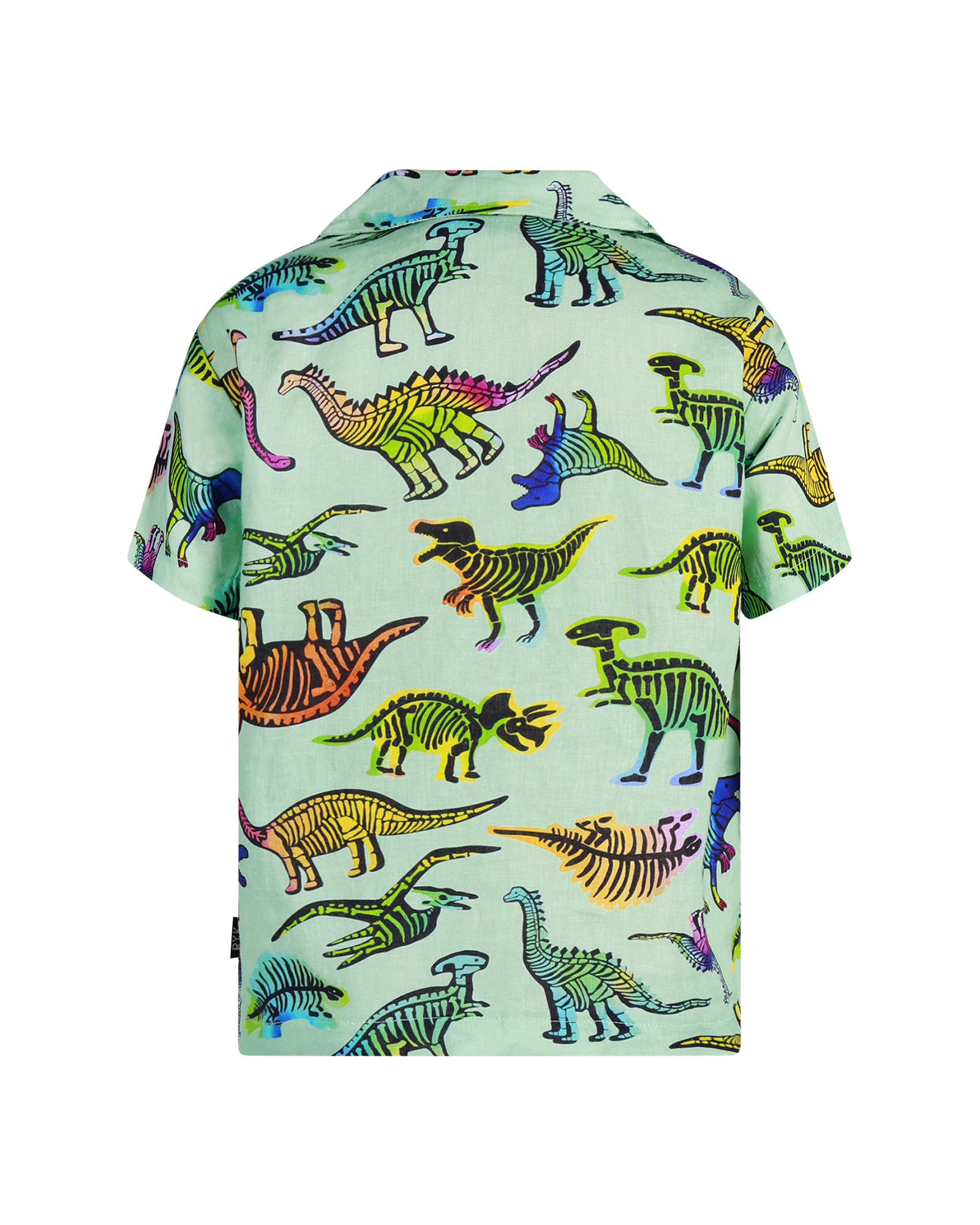 DINO POP SHORT SLEEVE SHIRT IN AQUA