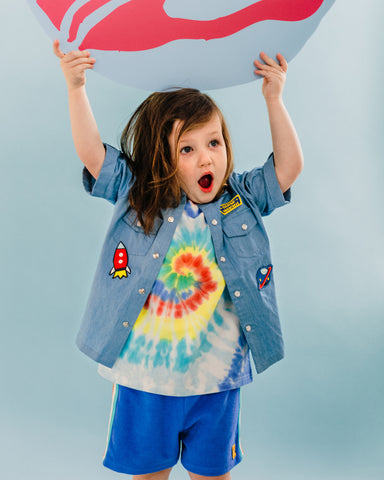 ROCKET CHAMBRAY SHORT SLEEVE SHIRT