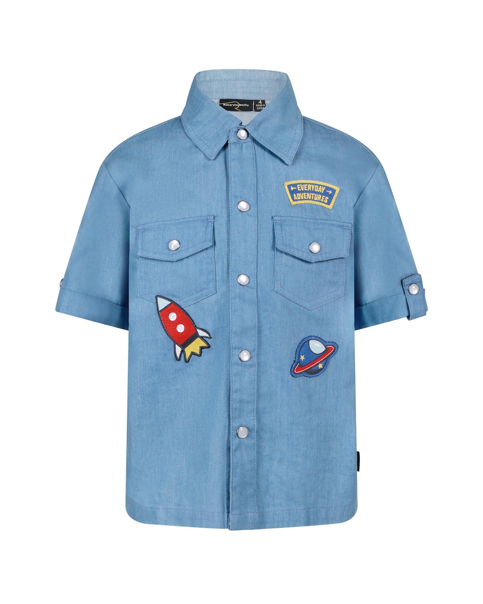 ROCKET CHAMBRAY SHORT SLEEVE SHIRT