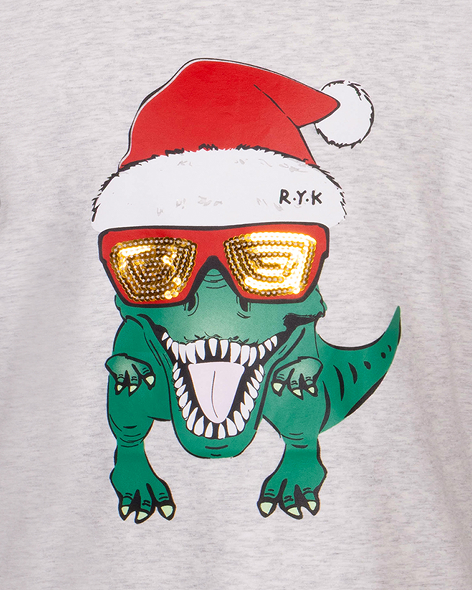 SANTA-SAURUS SHORT SLEEVE T-SHIRT