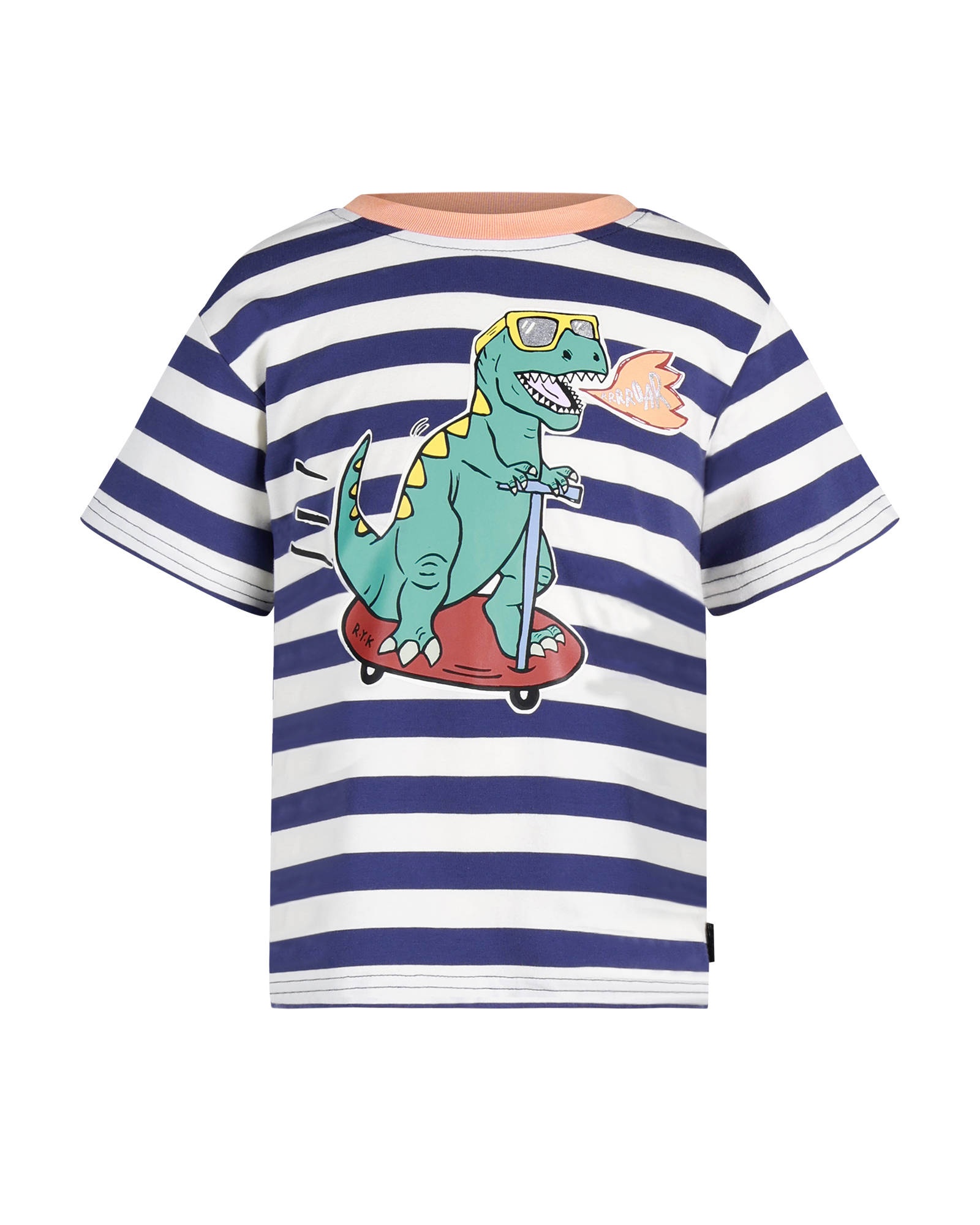 SCOOTA-SAURUS STRIPE SHORT SLEEVE T-SHIRT
