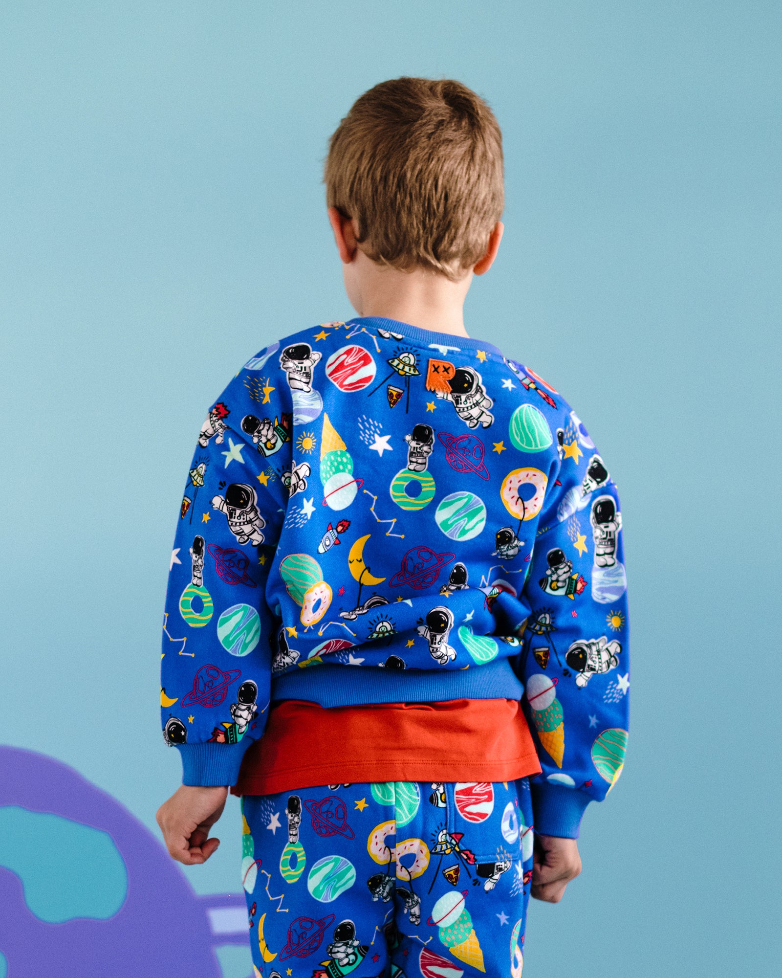 ROCK MY GALAXY SWEATSHIRT IN ROCKET BLUE