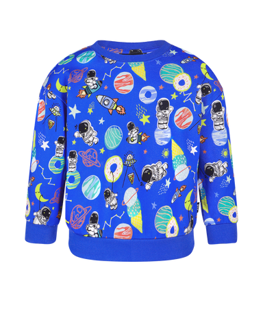 ROCK MY GALAXY SWEATSHIRT IN ROCKET BLUE
