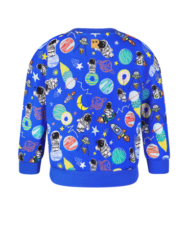 ROCK MY GALAXY SWEATSHIRT IN ROCKET BLUE