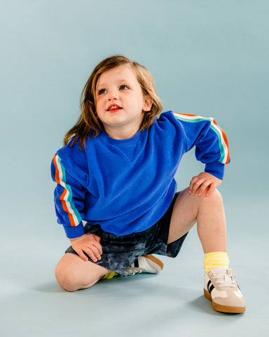 COSMIC POWERS TERRY SWEATER