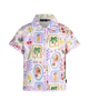 TROPICAL BEACH RESORT WOVEN SHIRT