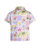 TROPICAL BEACH RESORT WOVEN SHIRT