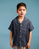 DINO CHECK SHORT SLEEVE TEXTURED SHIRT