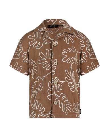 WOLLEMI SHORT SLEEVE EMBROIDERED SHIRT