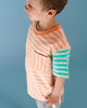 PRINTED STRIPE SHORT SLEEVE T-SHIRT