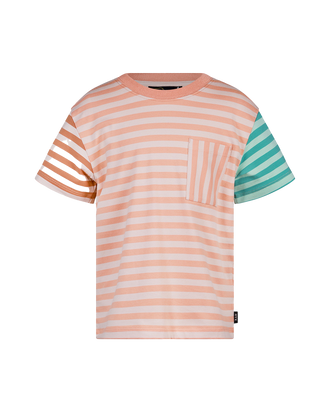 PRINTED STRIPE SHORT SLEEVE T-SHIRT