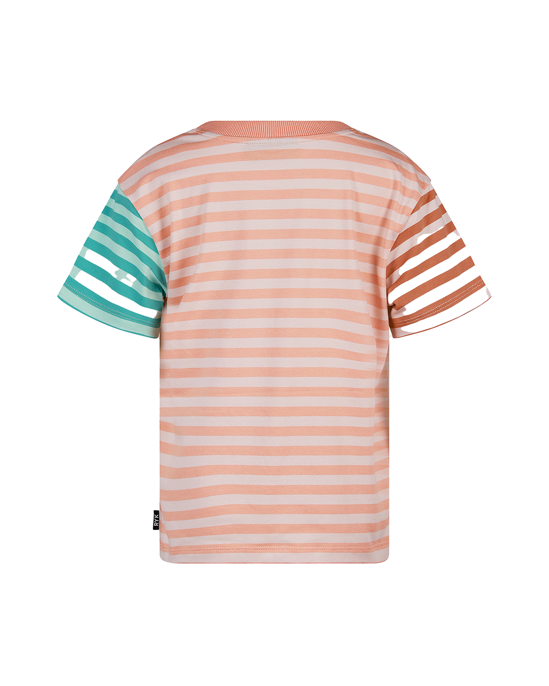 PRINTED STRIPE SHORT SLEEVE T-SHIRT