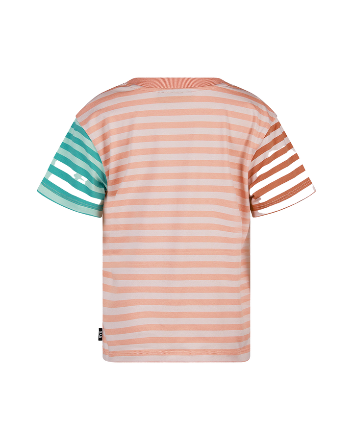 PRINTED STRIPE SHORT SLEEVE T-SHIRT