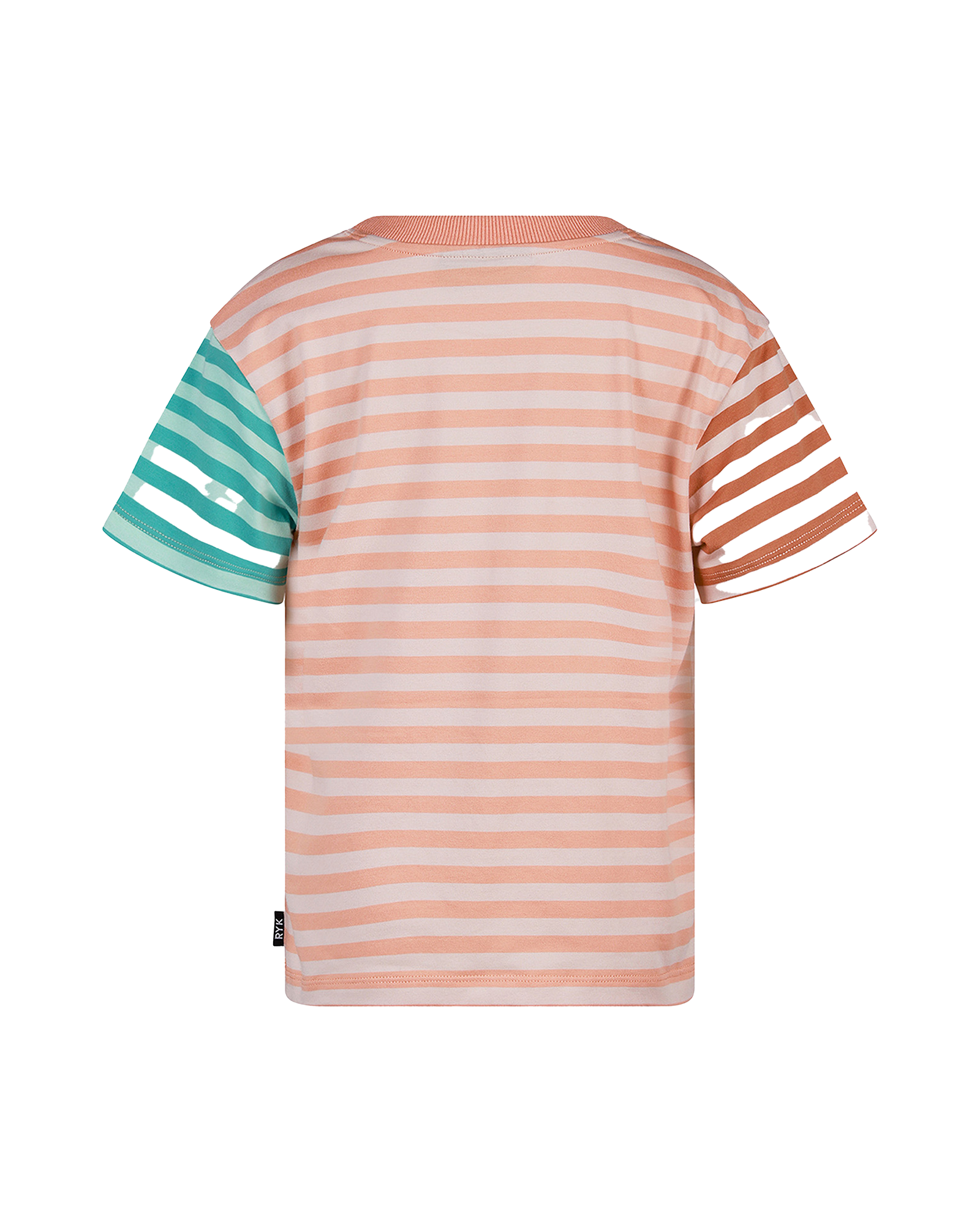 PRINTED STRIPE SHORT SLEEVE T-SHIRT