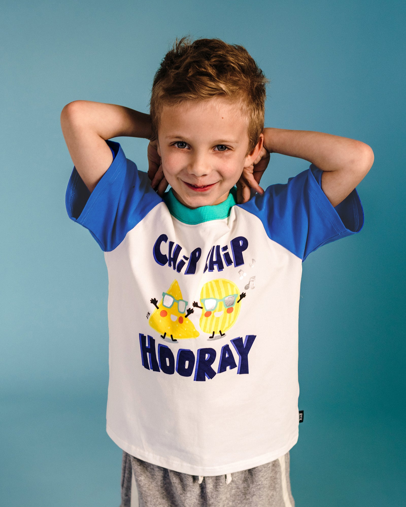 CHIP HOORAY RAGLAN SHORT SLEEVE T-SHIRT