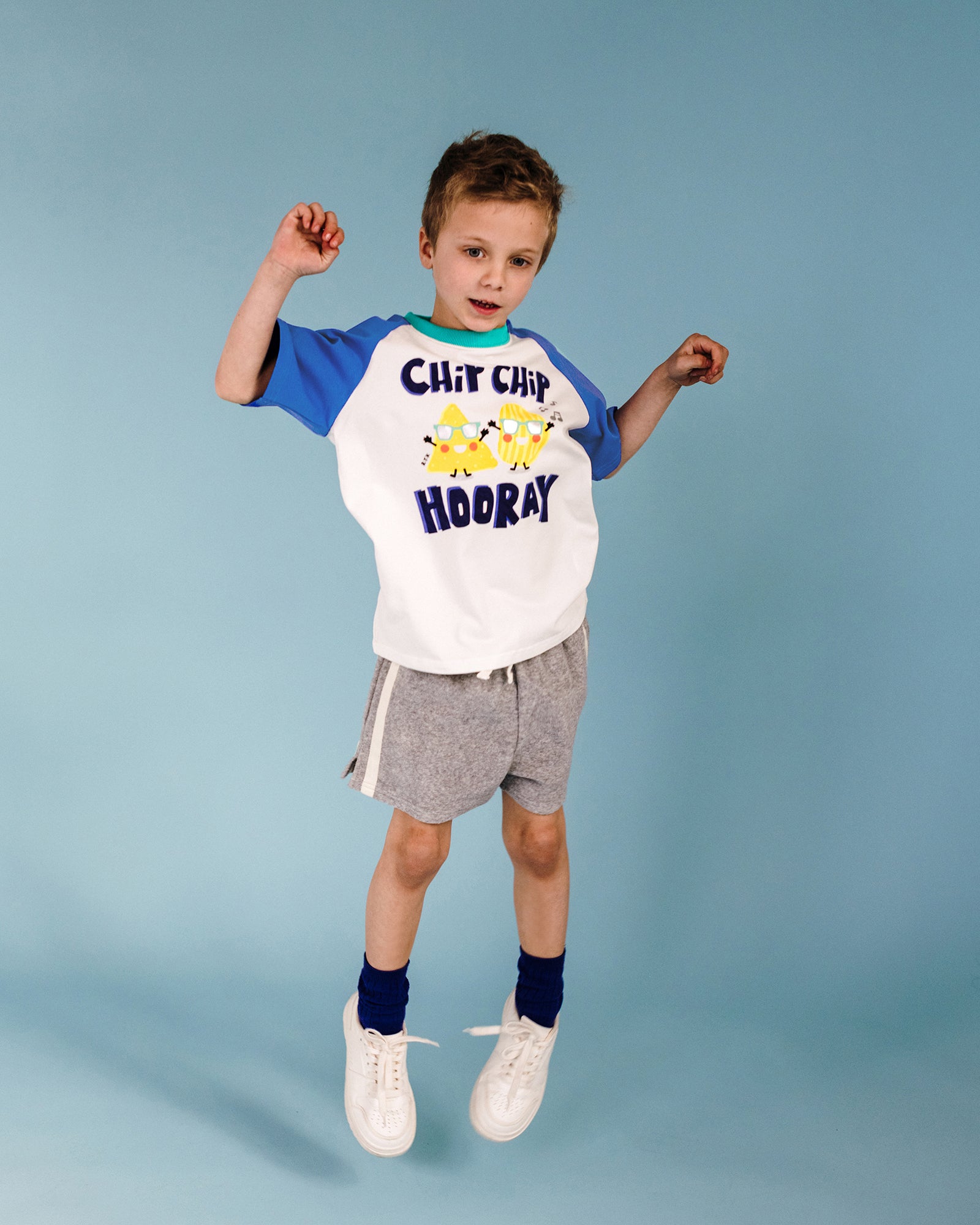 CHIP HOORAY RAGLAN SHORT SLEEVE T-SHIRT